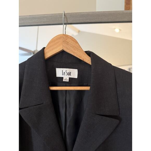 Le Suit Gray Blazer Women's Size 16W - Picture 3 of 4